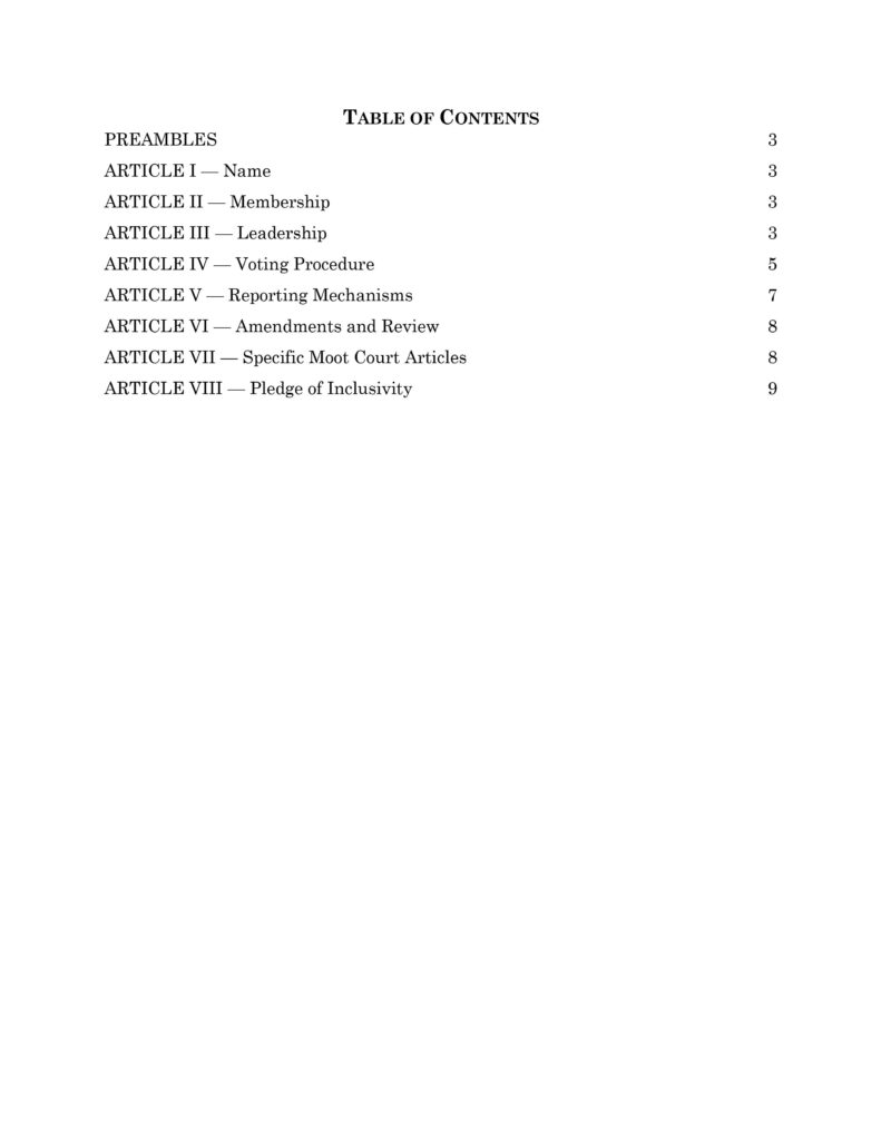 Page 2 of the Princeton Collegiate Moot Court Constitution